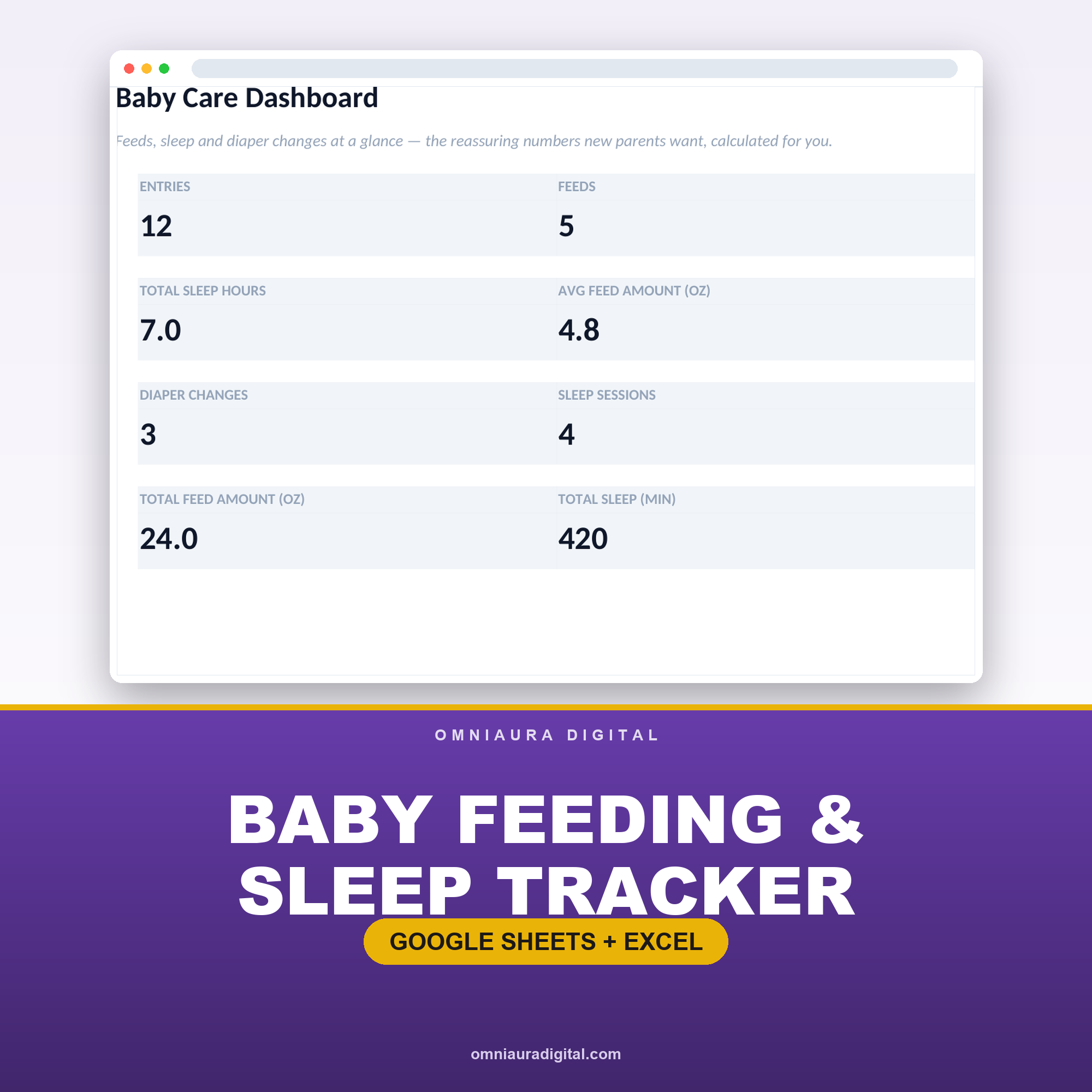 Baby Feeding & Sleep Tracker