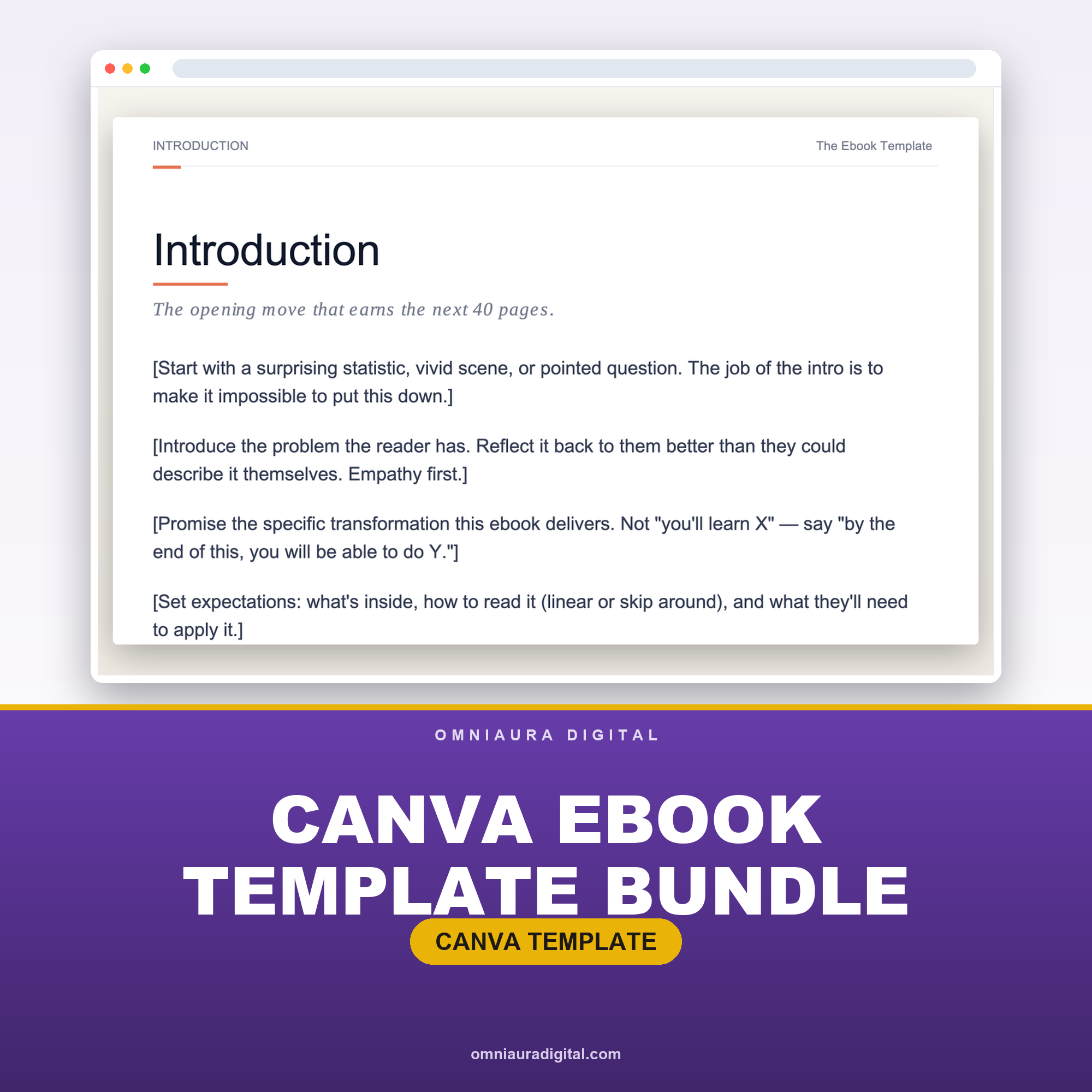 Canva eBook Template Bundle