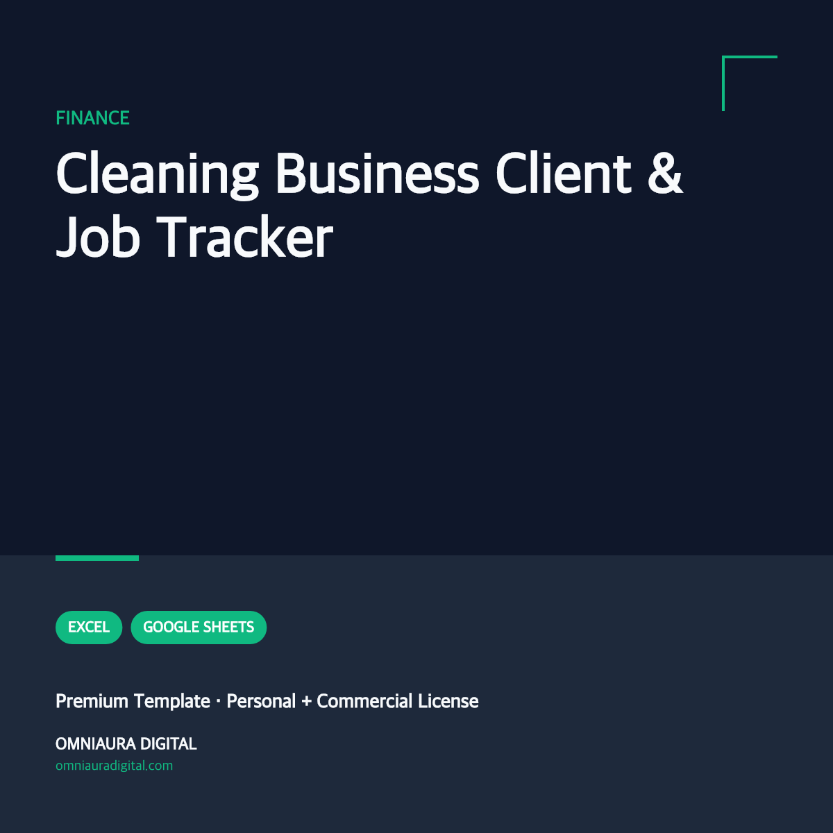 Cleaning Business Client & Job Tracker
