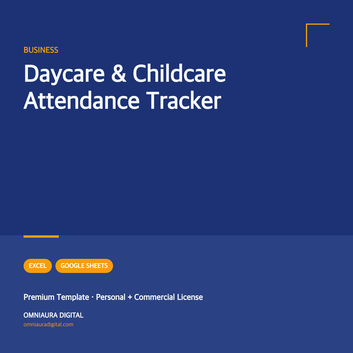 Daycare & Childcare Attendance Tracker