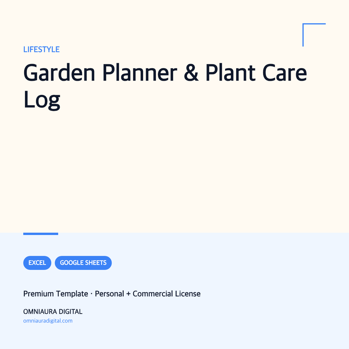 Garden Planner & Plant Care Log