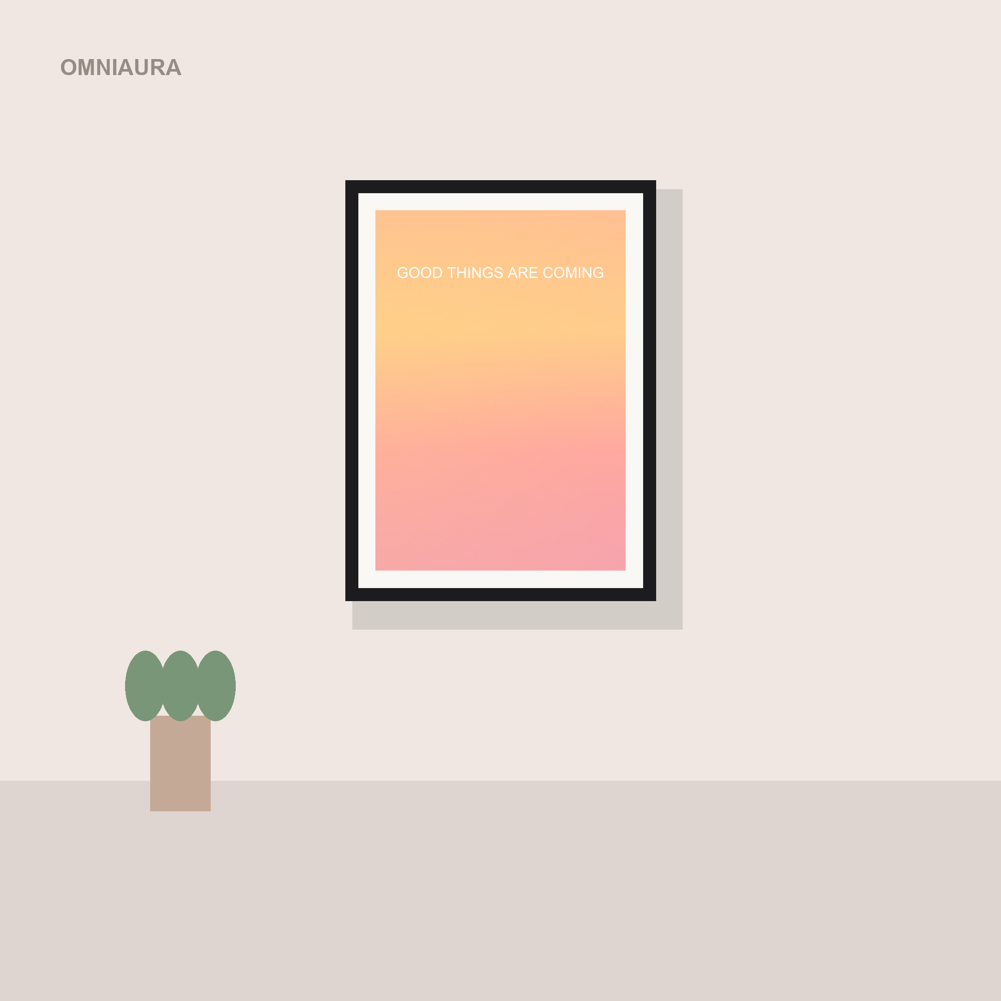 Good Things Are Coming Aura Poster