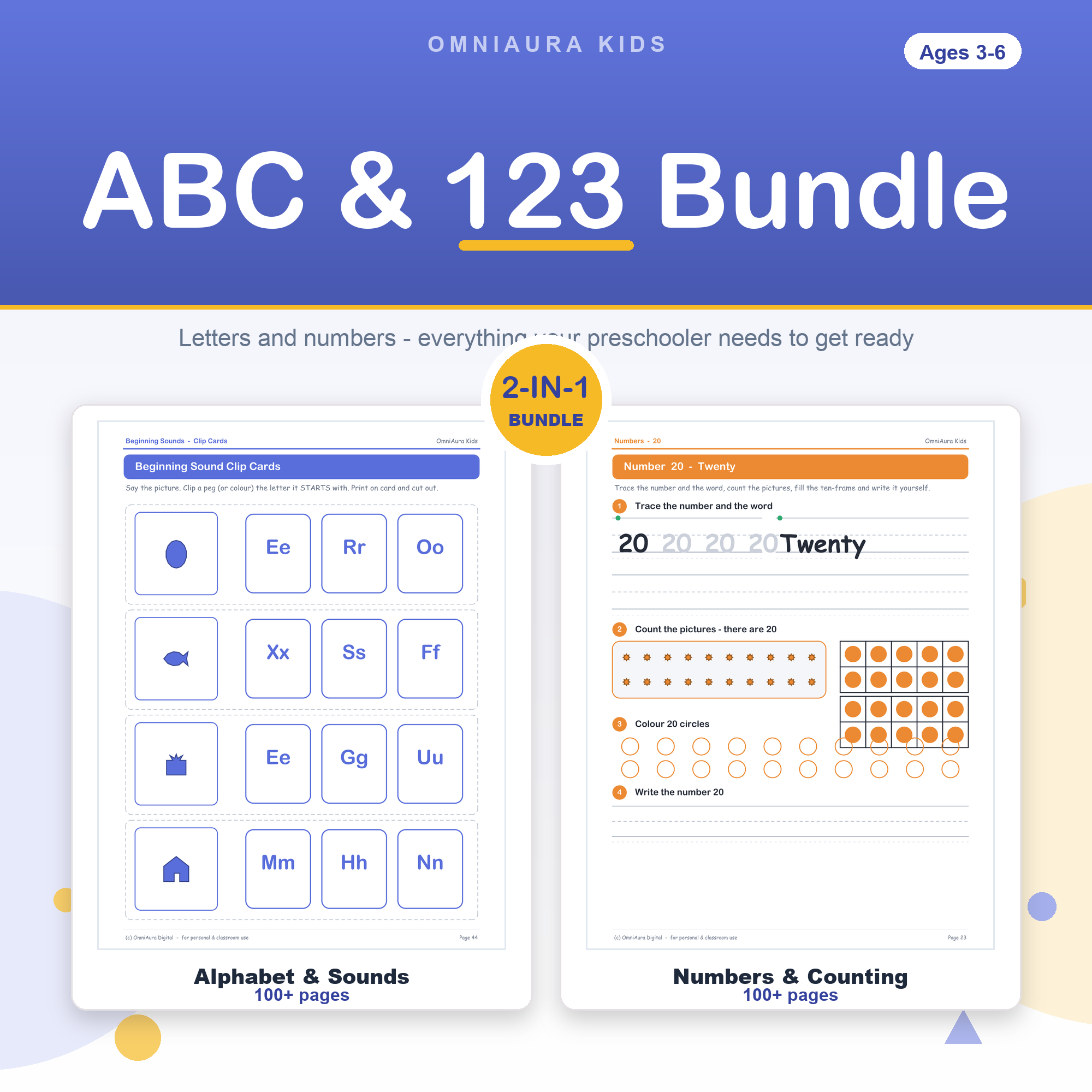 ABC and 123 Bundle