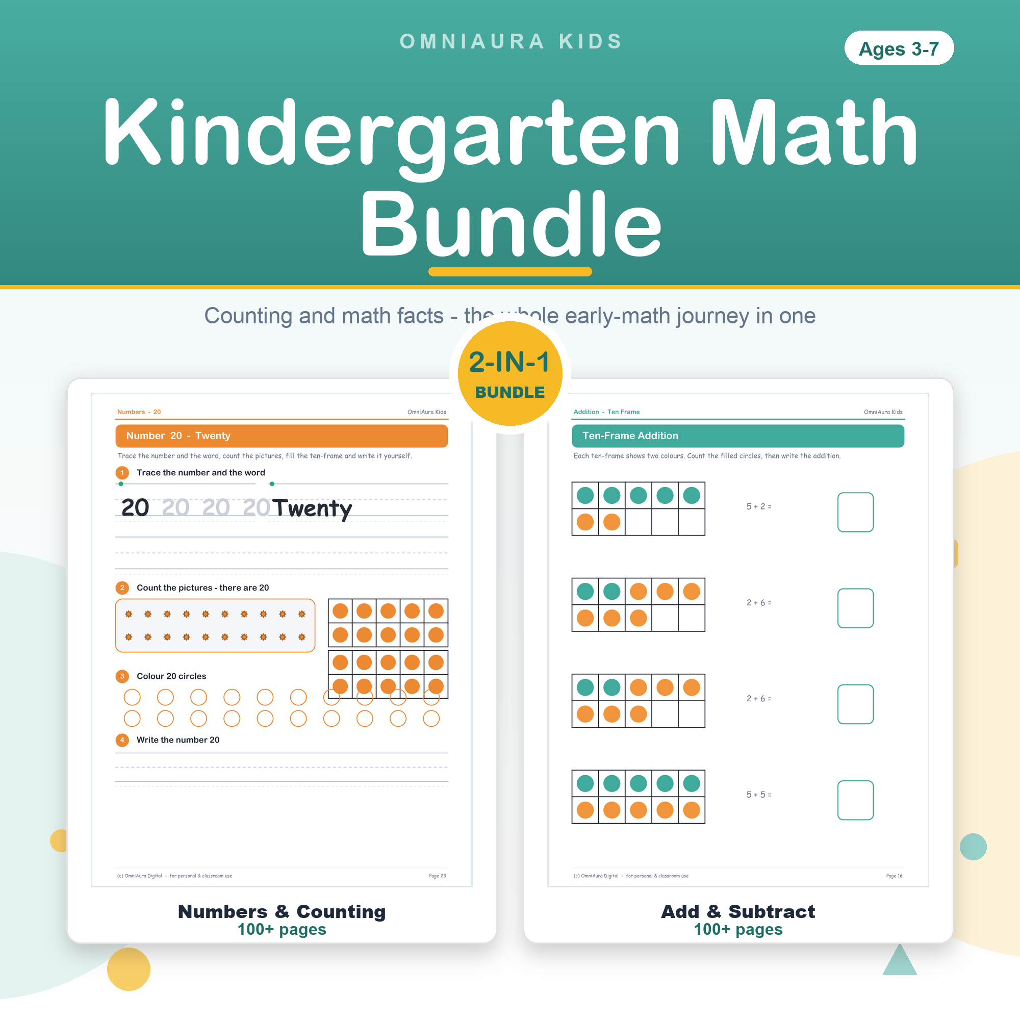 Kindergarten Math Bundle
