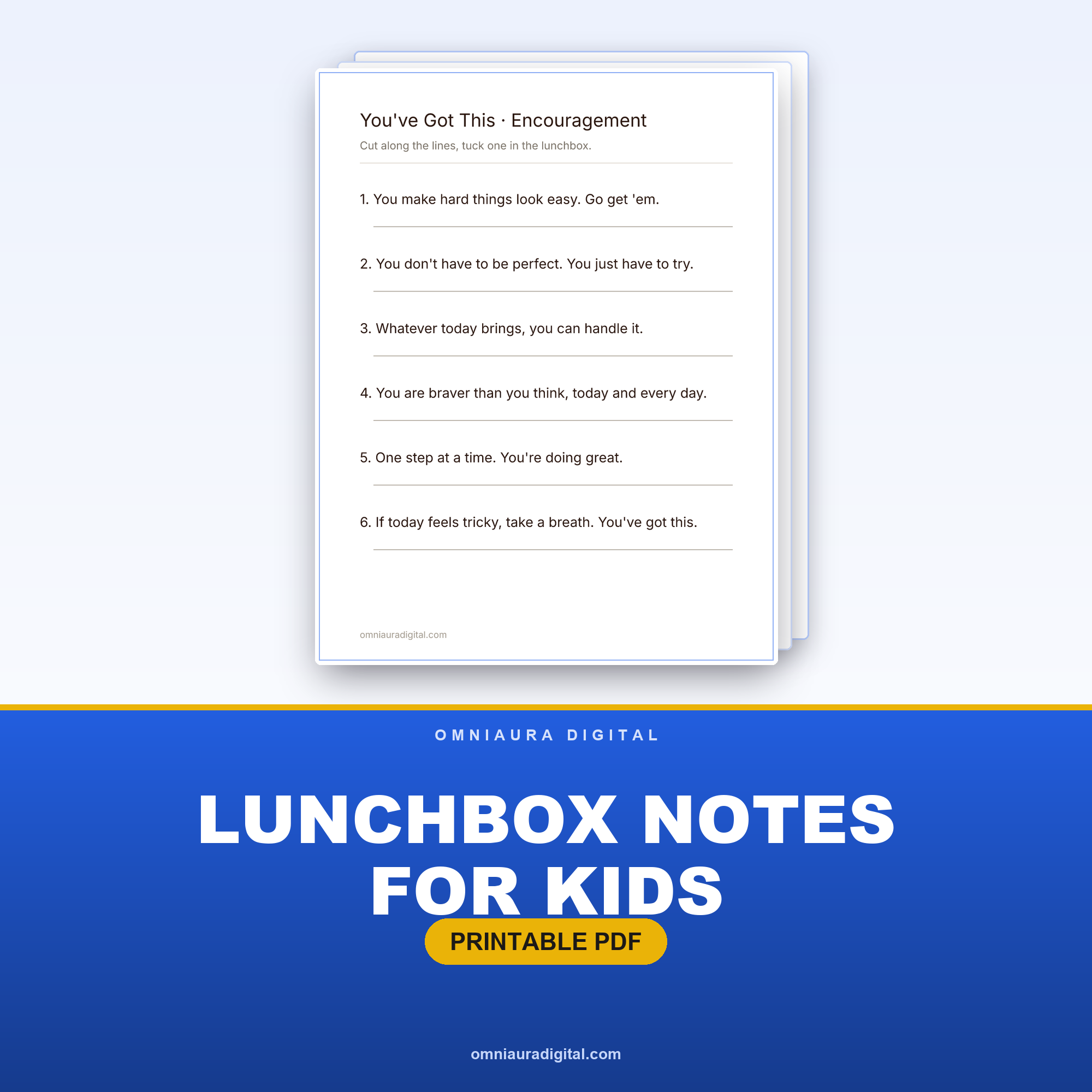 Lunchbox Notes for Kids — 120 Little Notes That Make Their Day