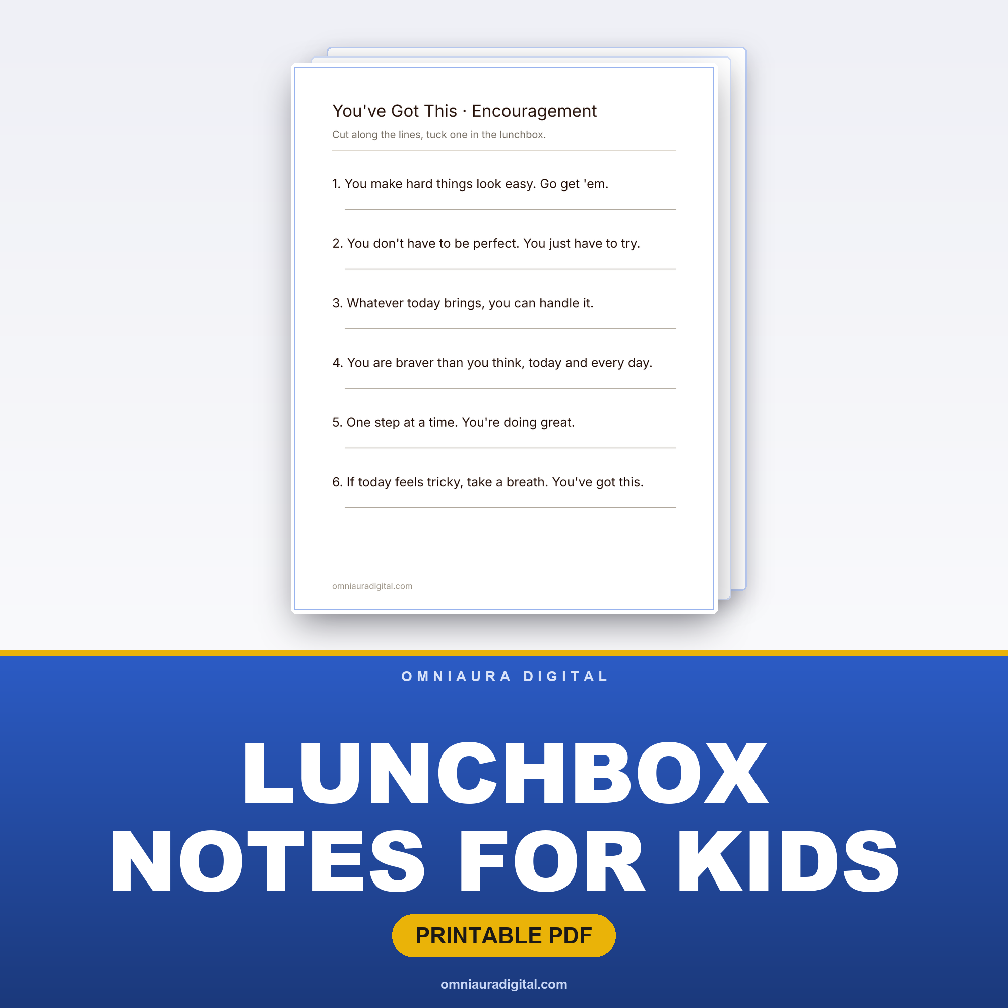 Lunchbox Notes for Kids — 120 Little Notes That Make Their Day