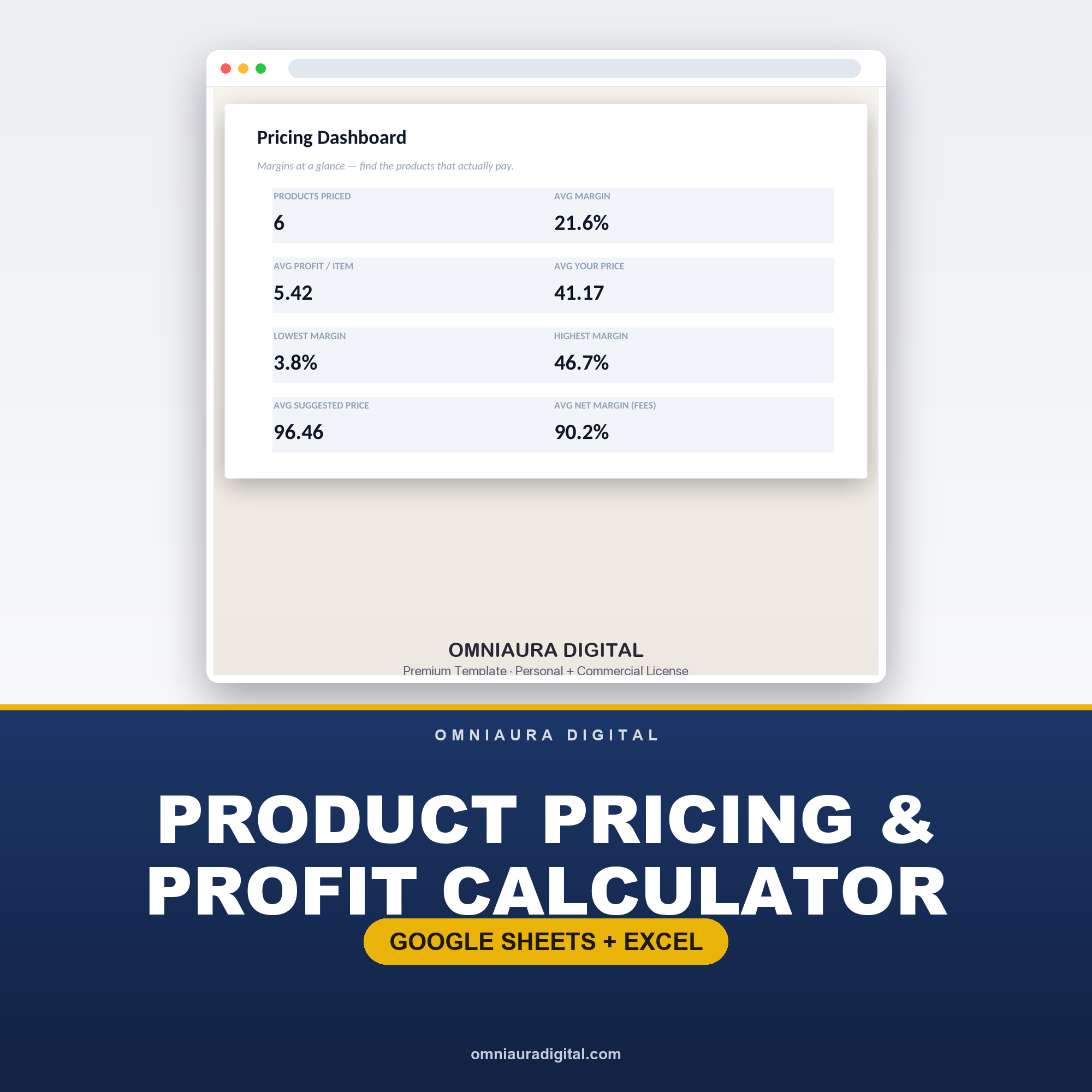 Product Pricing & Profit Calculator