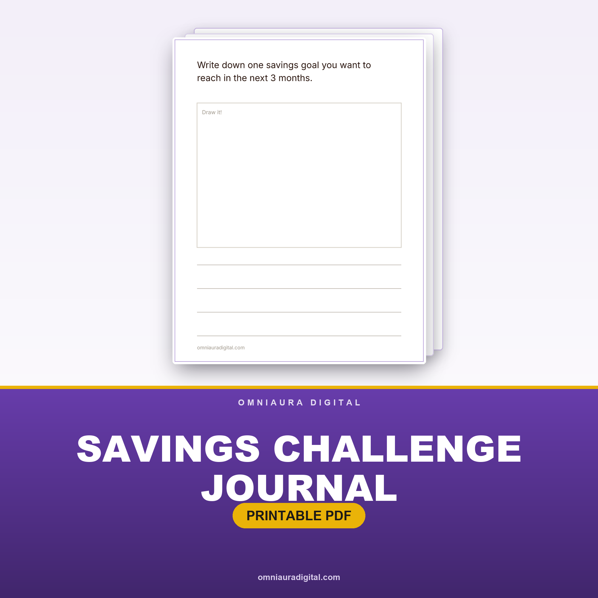 Savings Challenge Journal — 50 Save-More Prompts & Trackers