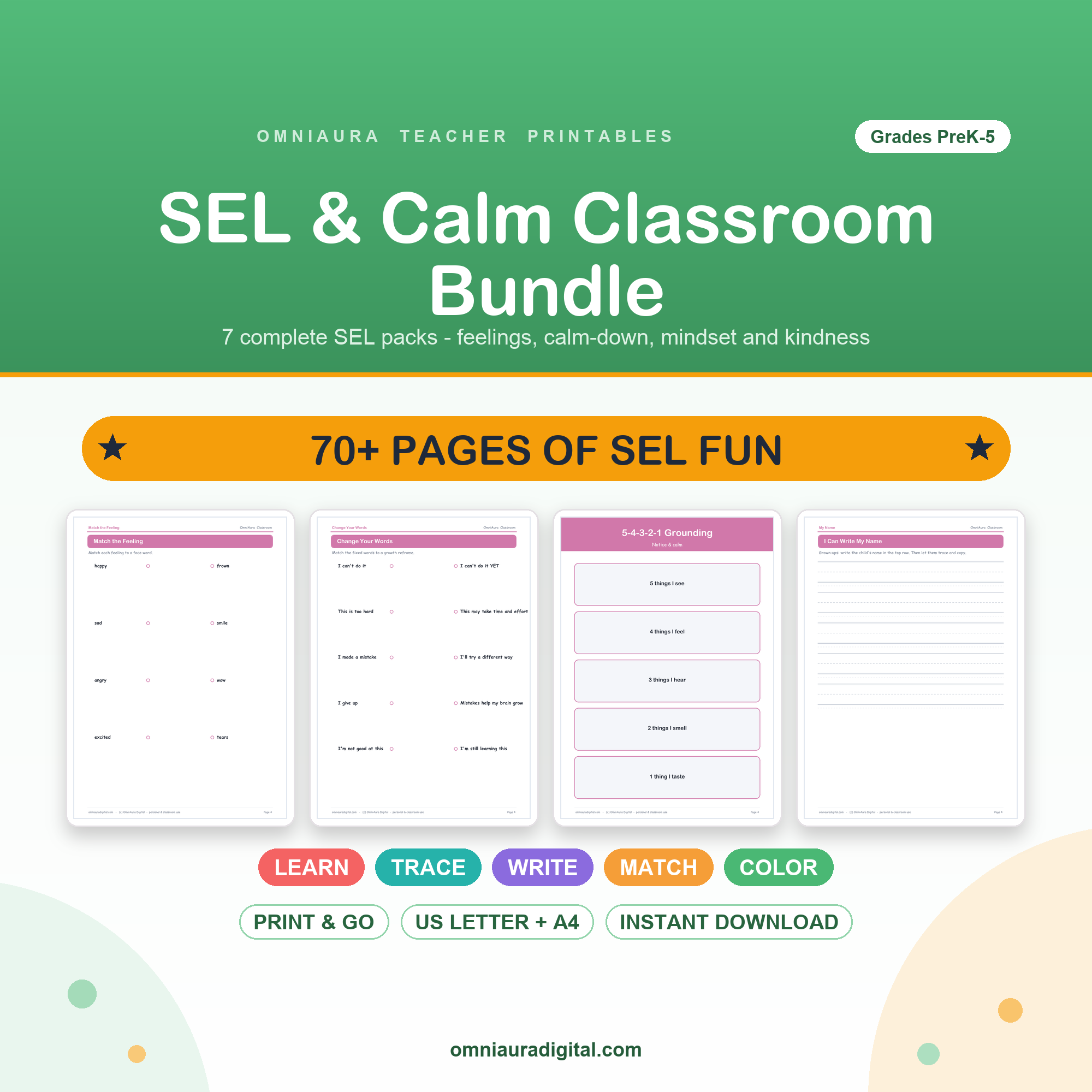 Social Emotional Learning Bundle