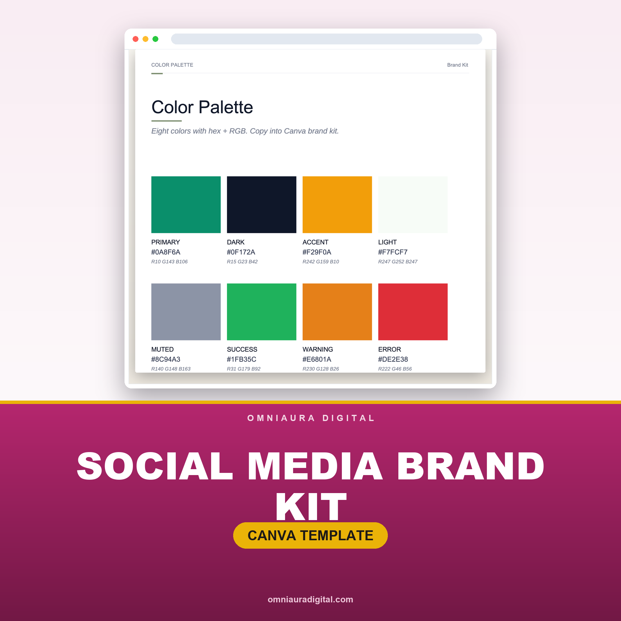 Social Media Brand Kit