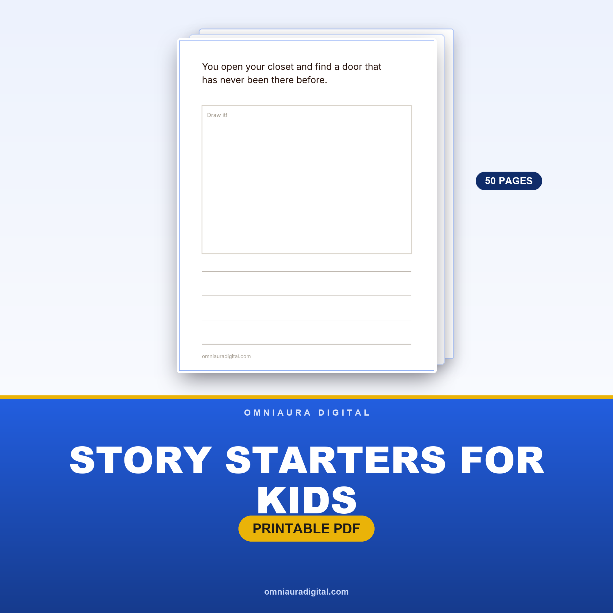 Story Starters for Kids — 50 Creative Writing Prompts (Grades 2-5)