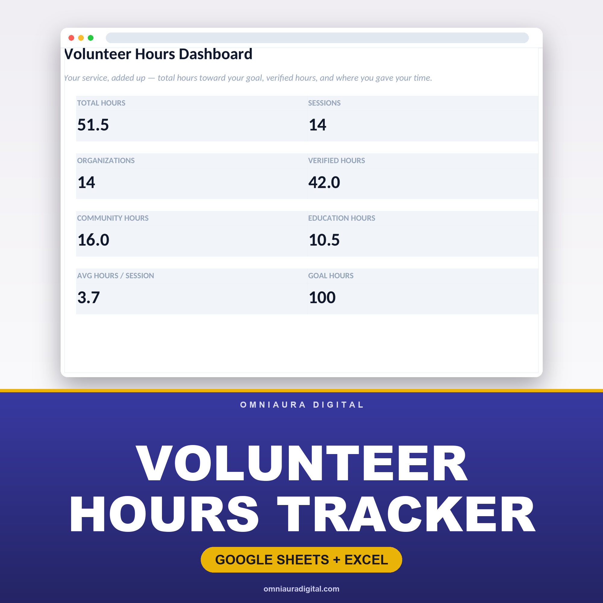 Volunteer Hours Tracker